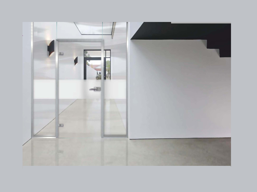 Пергородка с дверным профилем GT-12 